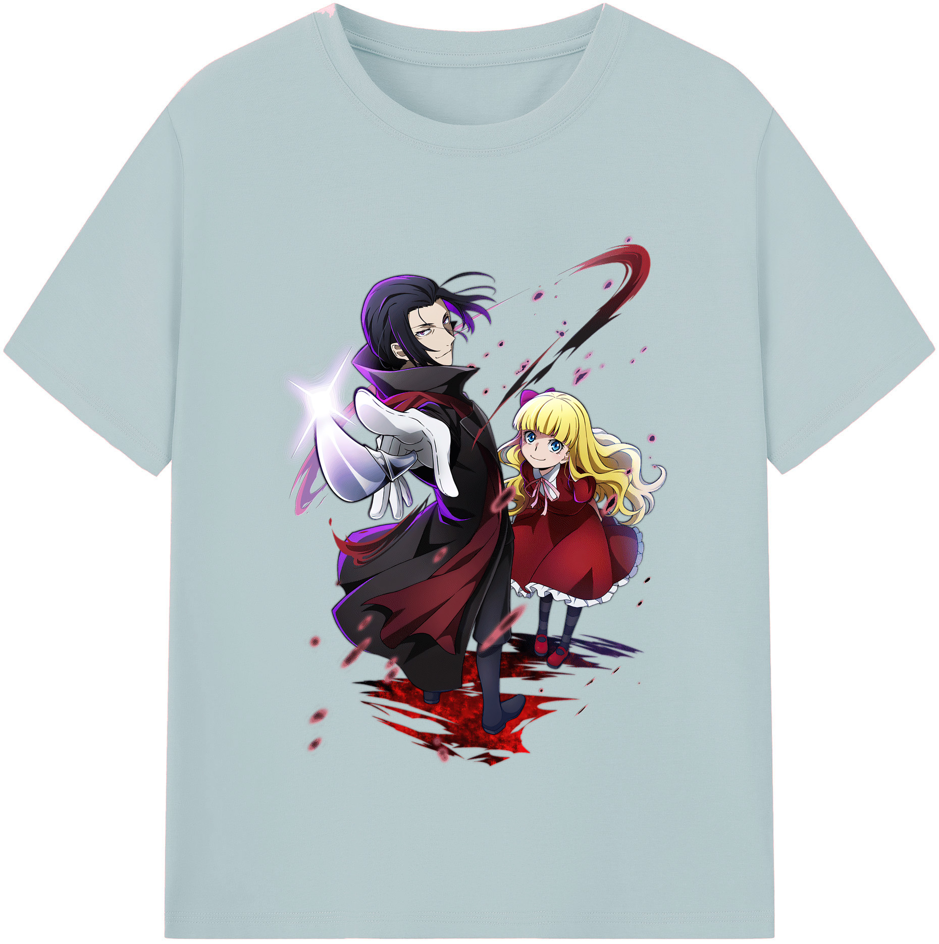 （画像用） 文豪ストレイドッグス Bungo Stray Dogs 綿100％半袖Tシャツ（フロントプリント）